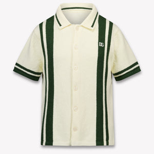 Dolce & Gabbana Kinder Jongens Blouse In Off White
