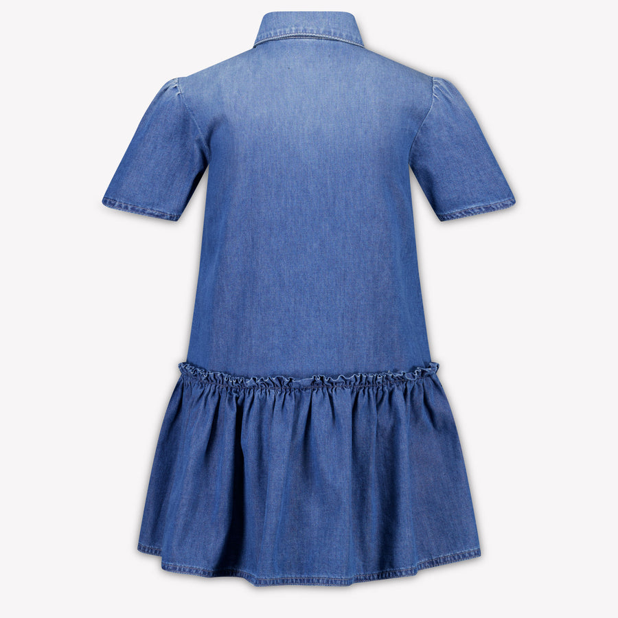 Dolce & Gabbana Kids Girls Dress In Jeans
