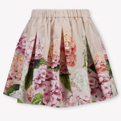 Dolce & Gabbana Kids Girls Skirt In Light Pink