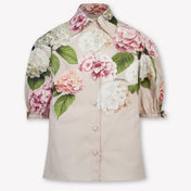 Dolce & Gabbana Kinder Meisjes Blouse In Licht Roze