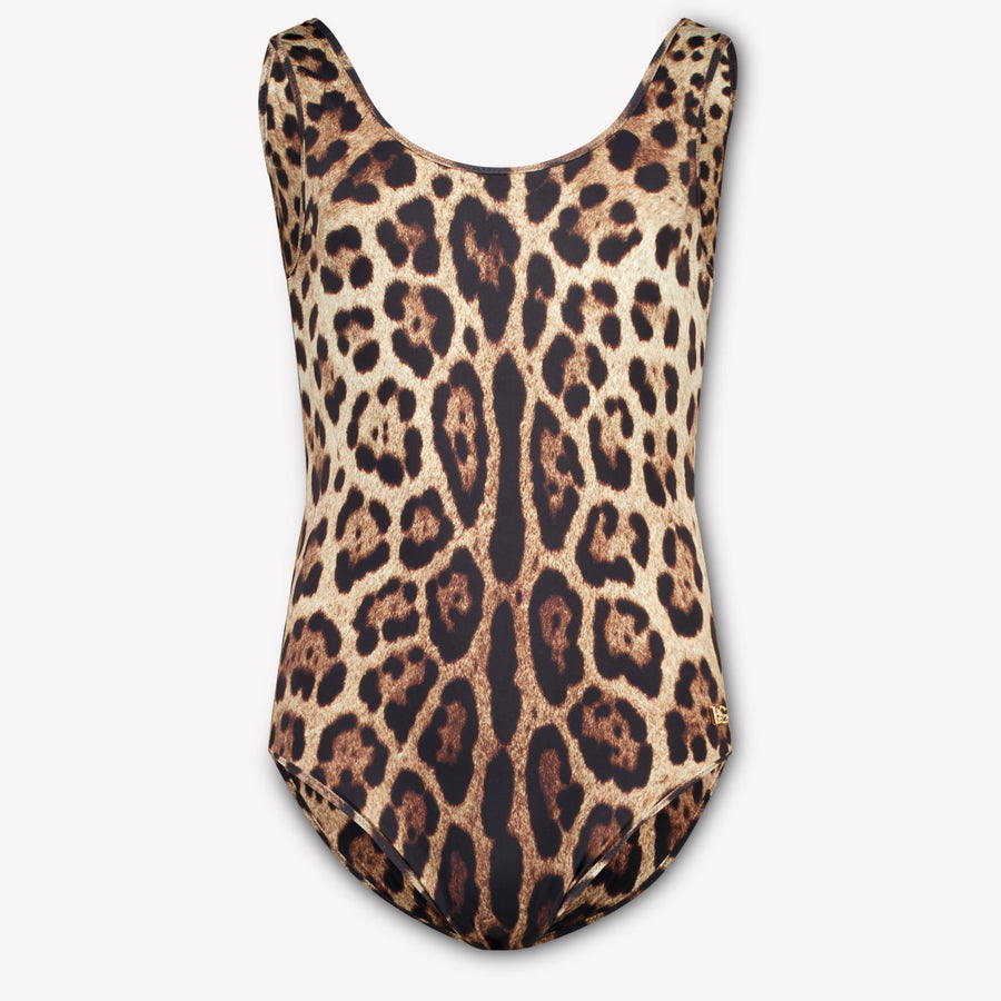 Dolce & Gabbana Girls Swimwear in Leopard