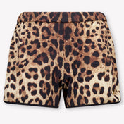 Dolce & Gabbana Kinder Meisjes Shorts In Panter