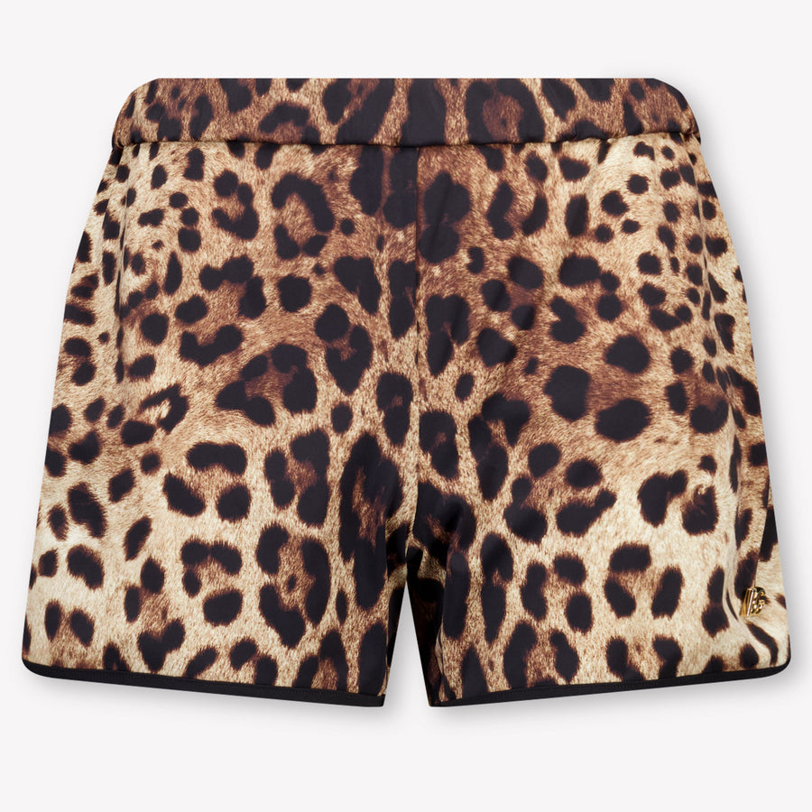 Dolce & Gabbana Kinder Meisjes Shorts In Panter