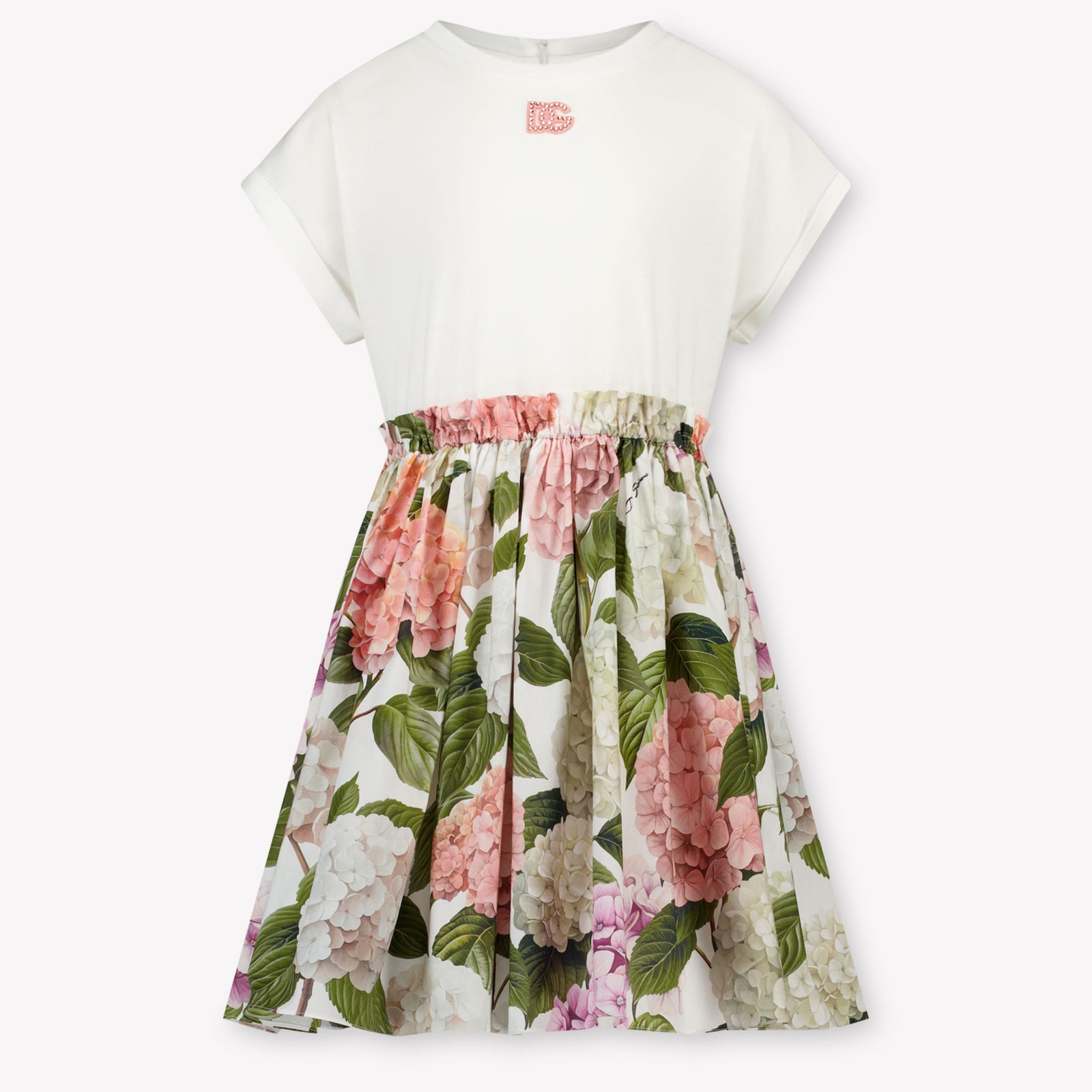 Dolce & Gabbana Kids Girls Dress In Light Pink