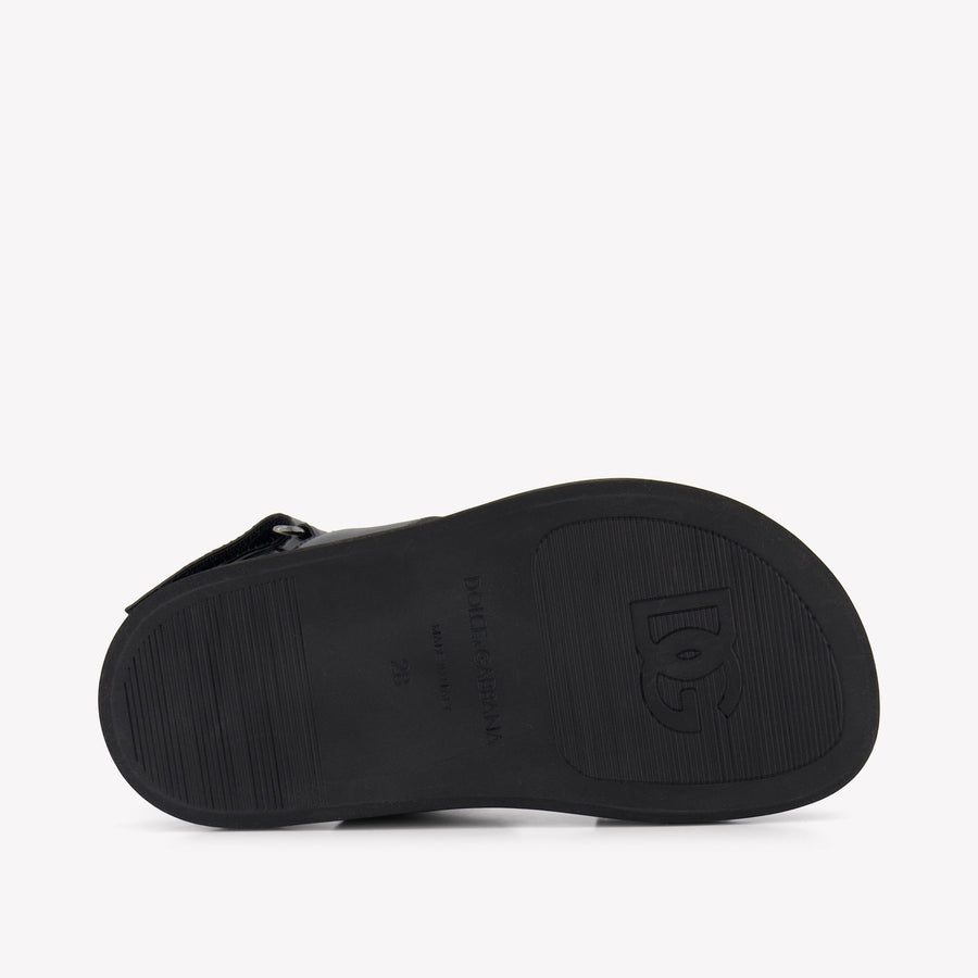 Dolce & Gabbana Unisex Sandals In Black