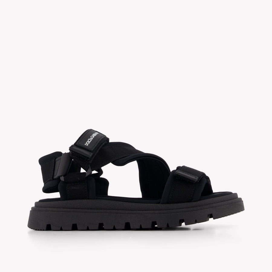 Dolce & Gabbana Unisex Kids Sandals in Black