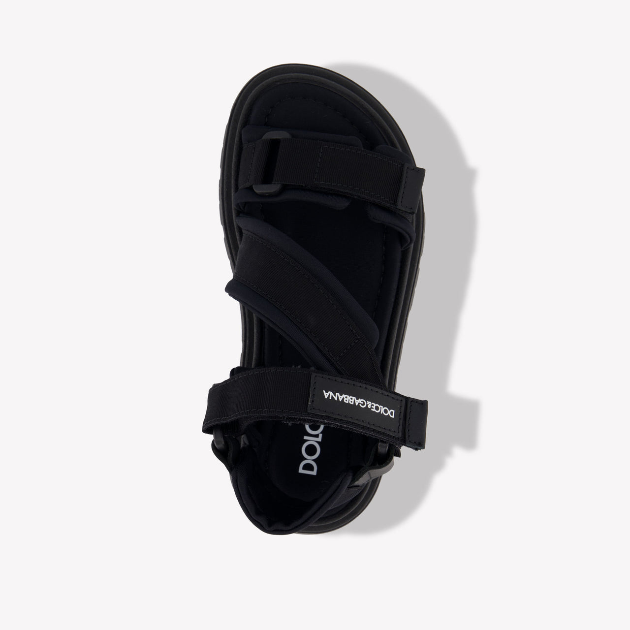 Dolce & Gabbana Unisex Sandals In Black