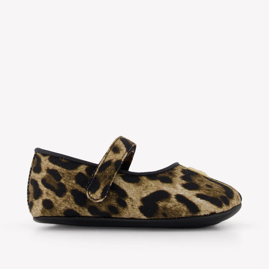 Dolce & Gabbana Baby Girls Shoes In Panther