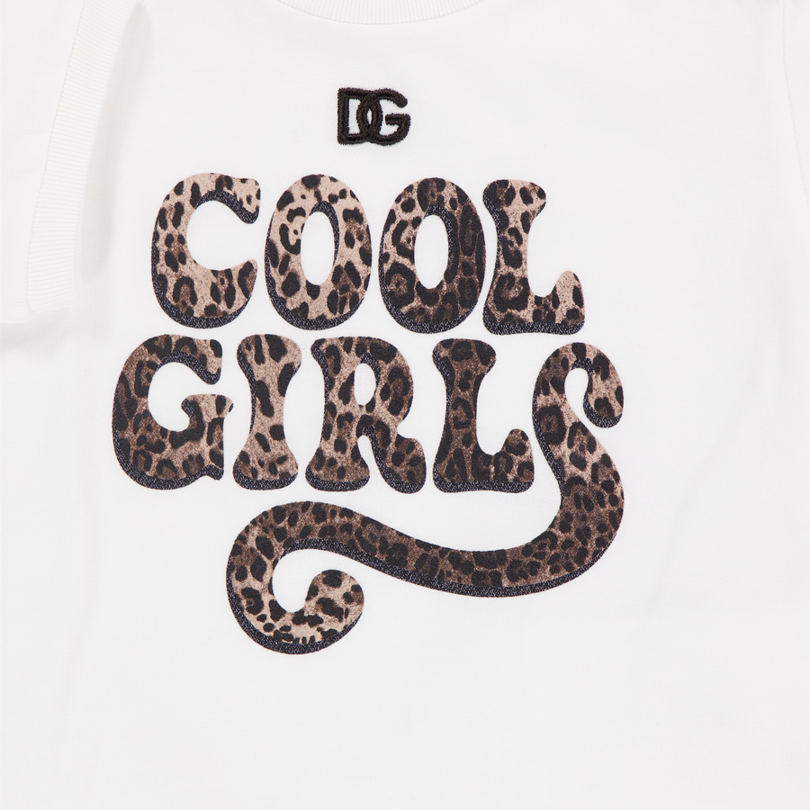 Dolce & Gabbana Baby Girls T-Shirt In White