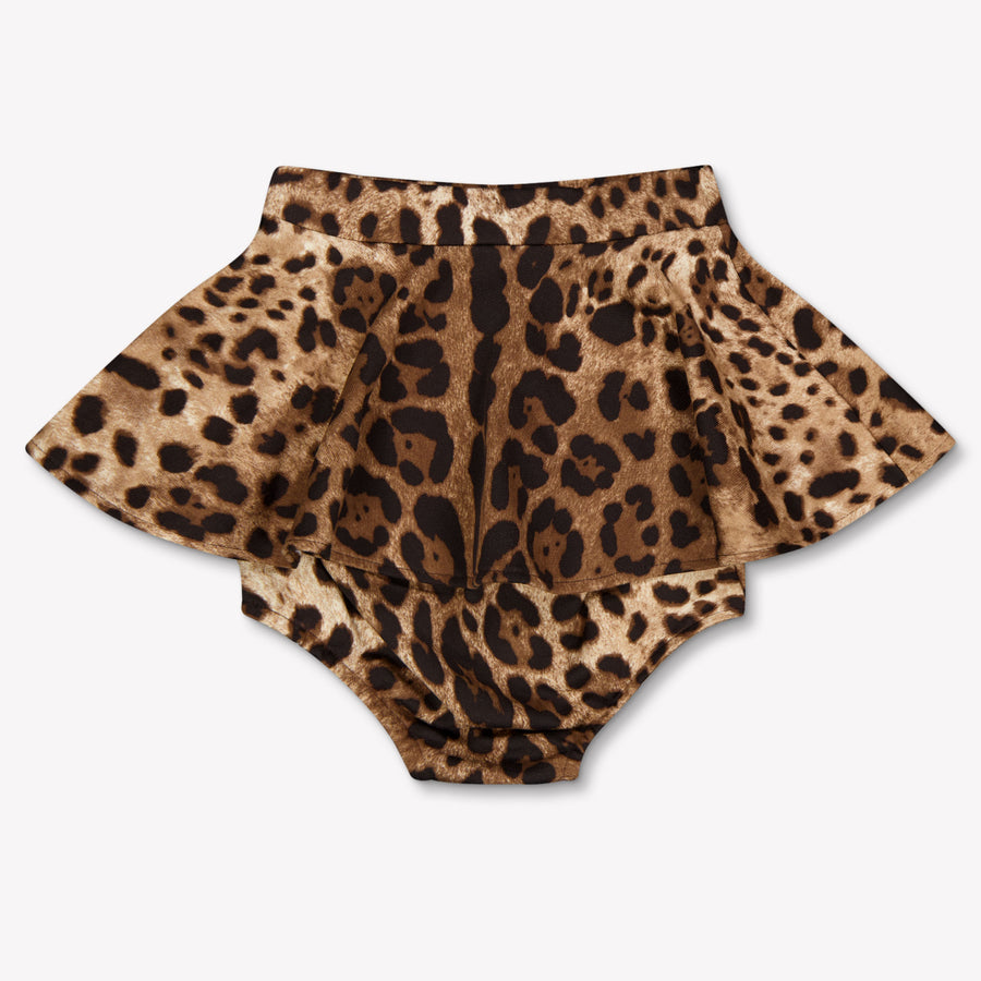 Dolce & Gabbana Baby Meisjes Rokje In Panter