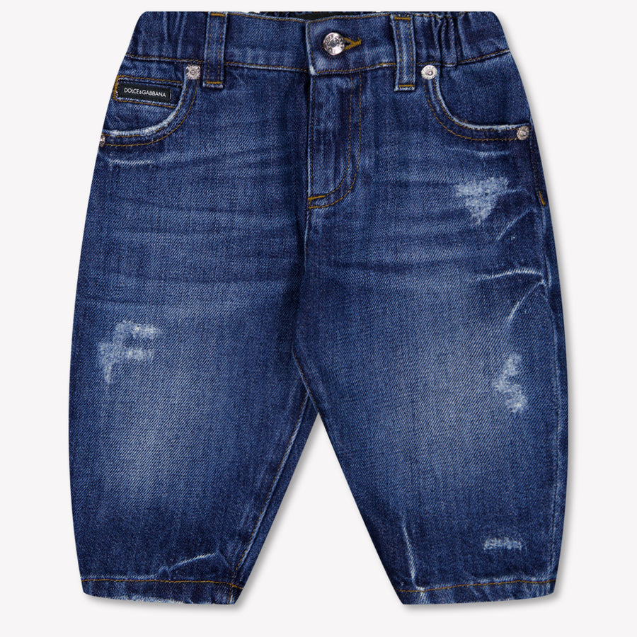 Dolce & Gabbana Baby Boys Jeans In Blue