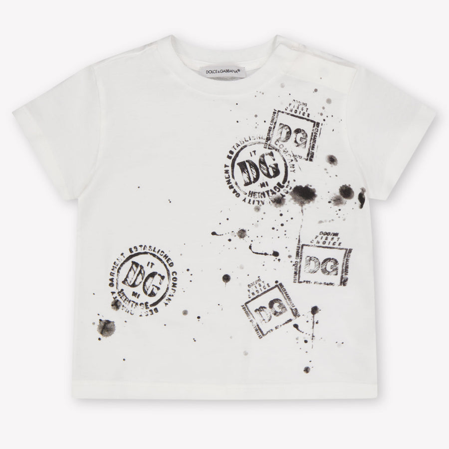 Dolce & Gabbana Baby Boys T-Shirt in White