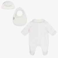 Dolce & Gabbana Baby Girls Playsuit In OffWhite