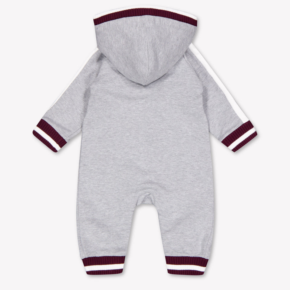 Dolce & Gabbana Baby Boys Playsuit In Gray