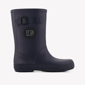 Dolce & Gabbana Unisex Boots In Navy