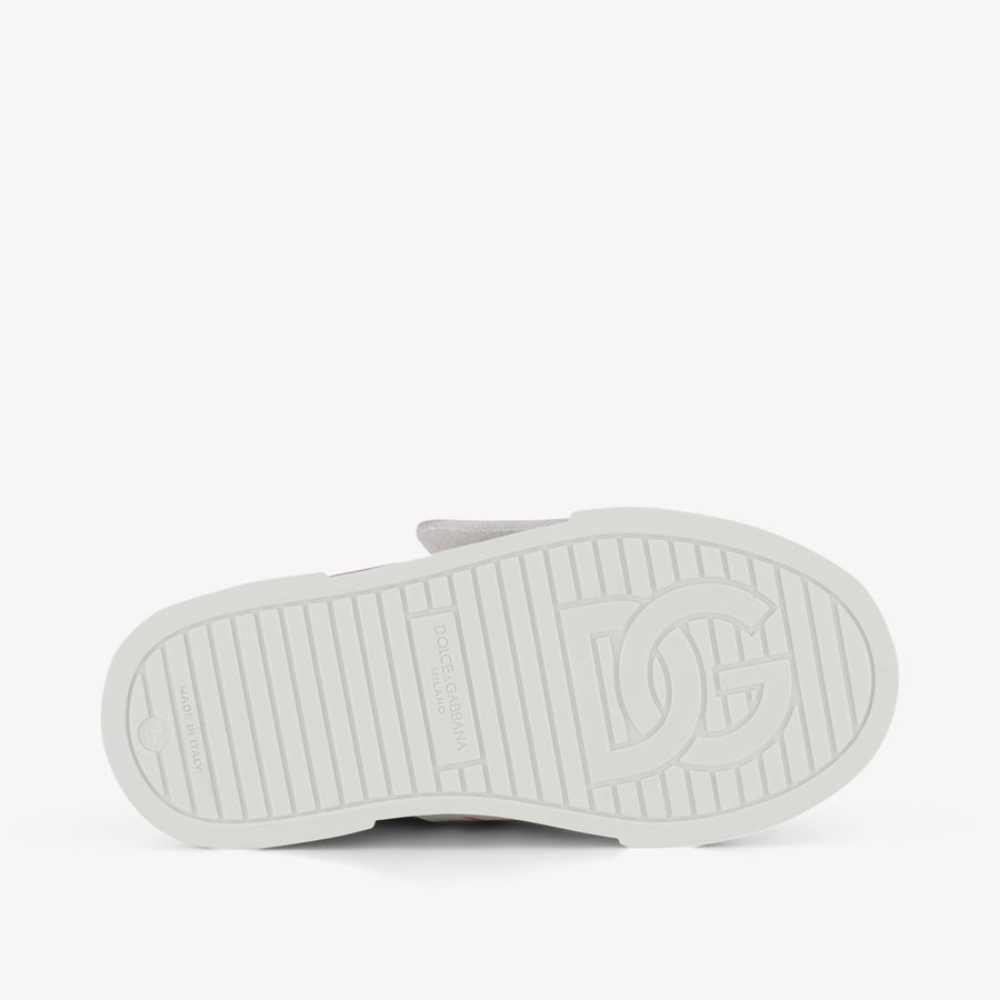 Dolce & Gabbana Girls Sneakers In White
