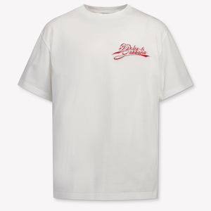 Dolce & Gabbana Kinder Jongens T-Shirt In Wit