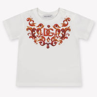 Dolce & Gabbana Baby Meisjes T-Shirt In Wit