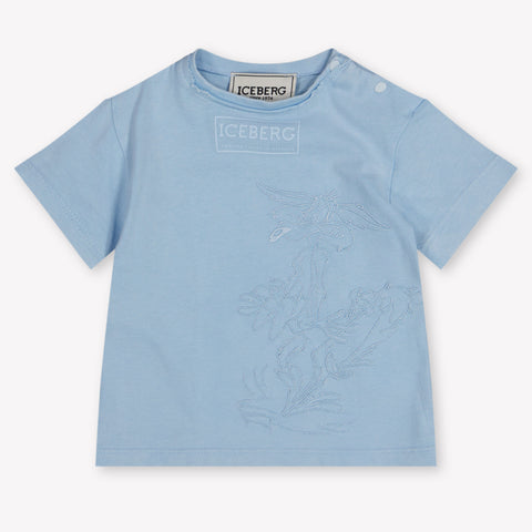 Iceberg Baby Boys T-Shirt In Light Blue