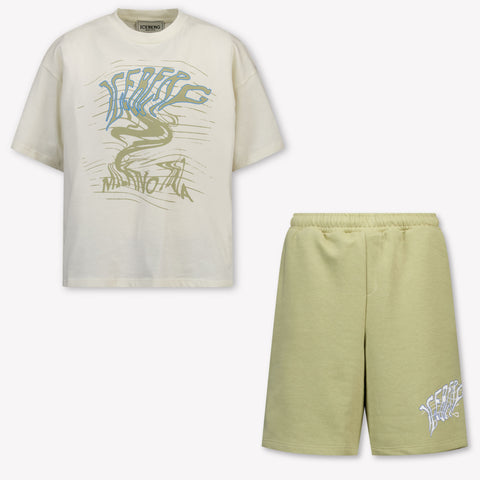 Iceberg Kids Boys Set In Beige