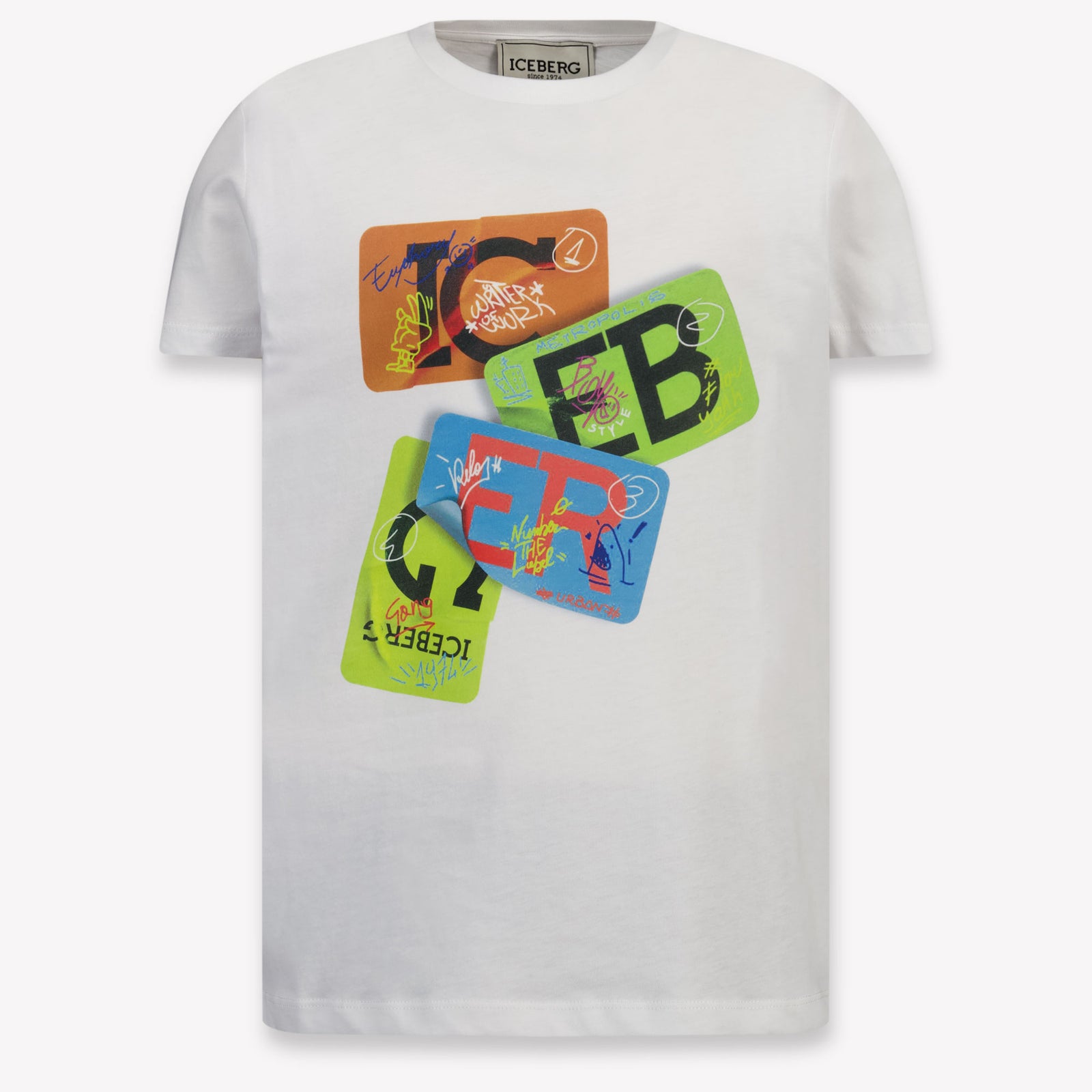 Iceberg Kids Boys T-Shirt In White