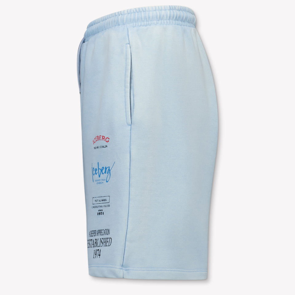 Iceberg Kids Boys Shorts In Light Blue