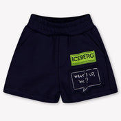 Iceberg Baby Boys Shorts In Navy
