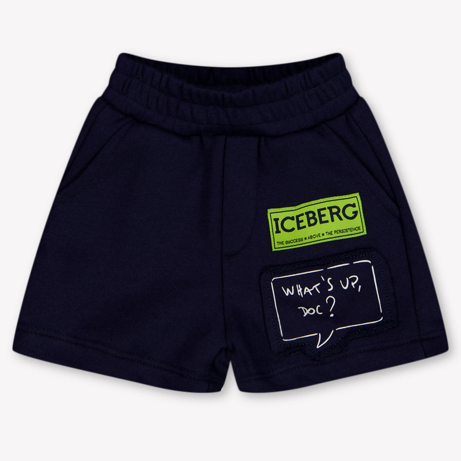 Iceberg Baby Boys Short in Navy