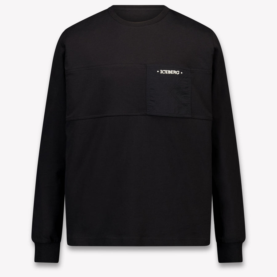 Iceberg Boys T-Shirt in Black