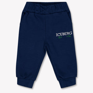 Iceberg Baby Boys Pants In Navy