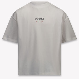 Iceberg Kinder Jongens T-Shirt In Wit