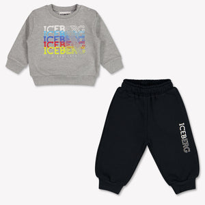 Iceberg Baby Jongens Joggingpak In Grijs