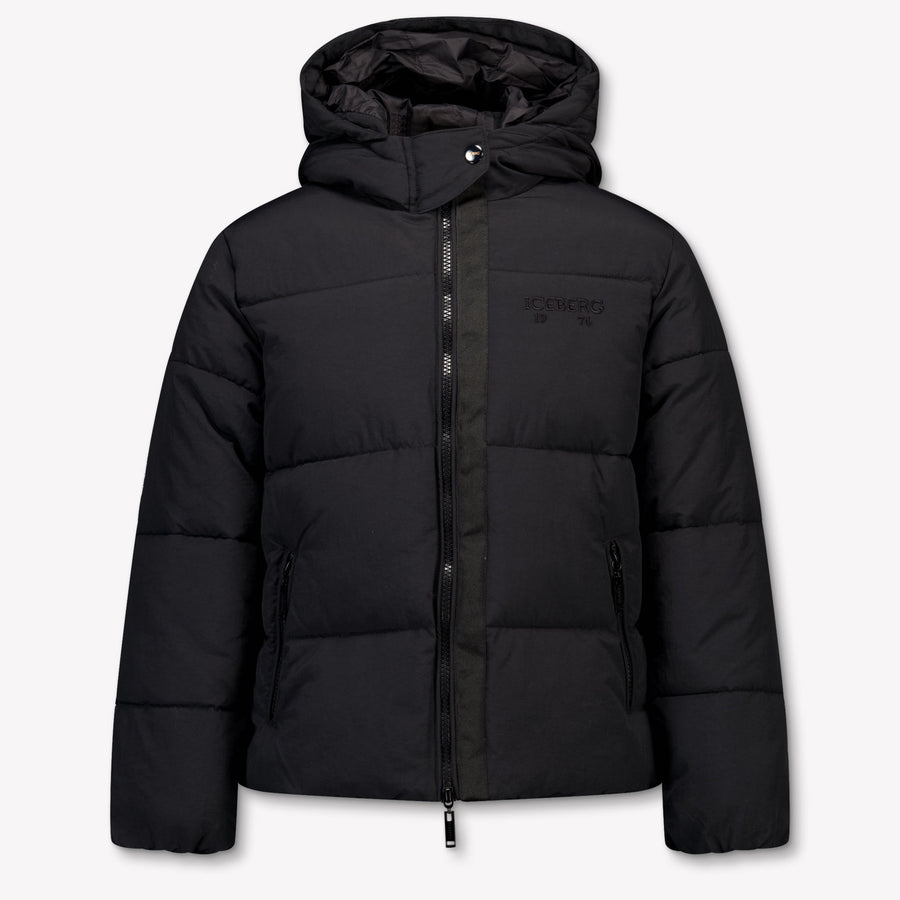 Iceberg Kids Boys Winter coat In Black