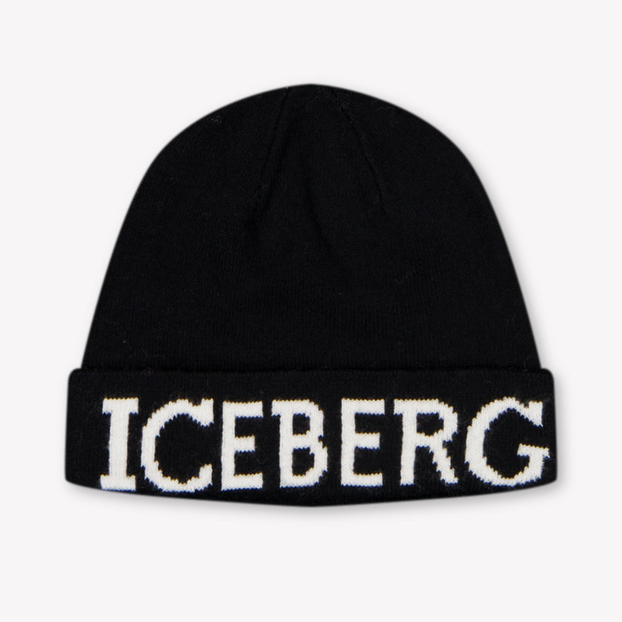Iceberg Baby Boys Hat In Black