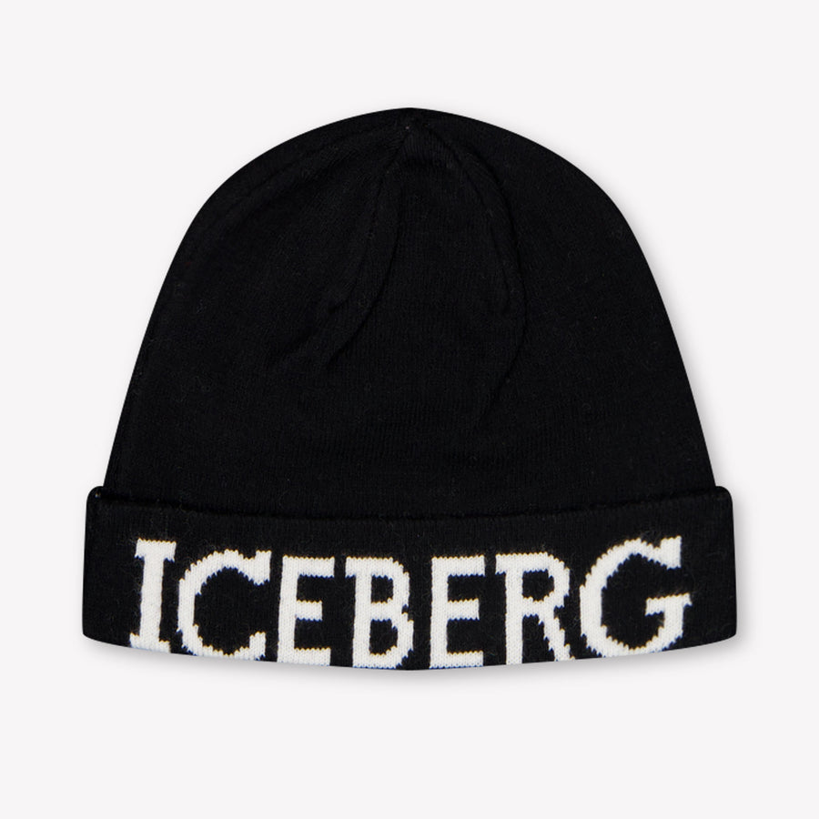 Iceberg Baby Boys Hat In Black