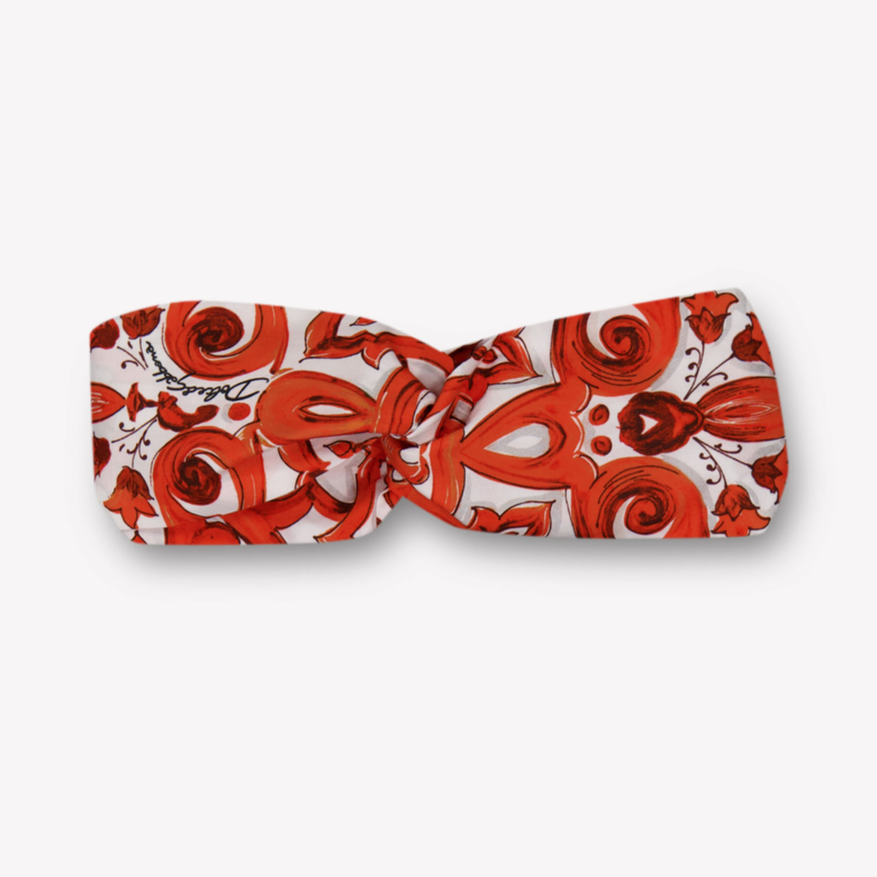 Dolce & Gabbana Baby Girls Accessory In Orange