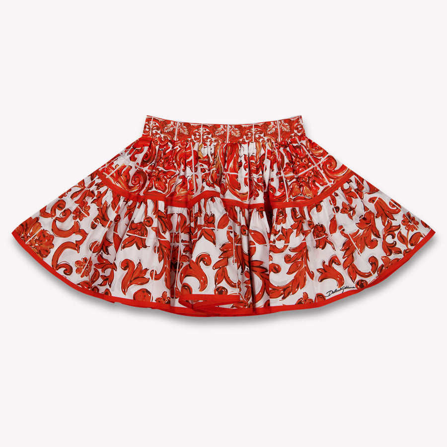 Dolce & Gabbana Baby Girls Skirt in Orange