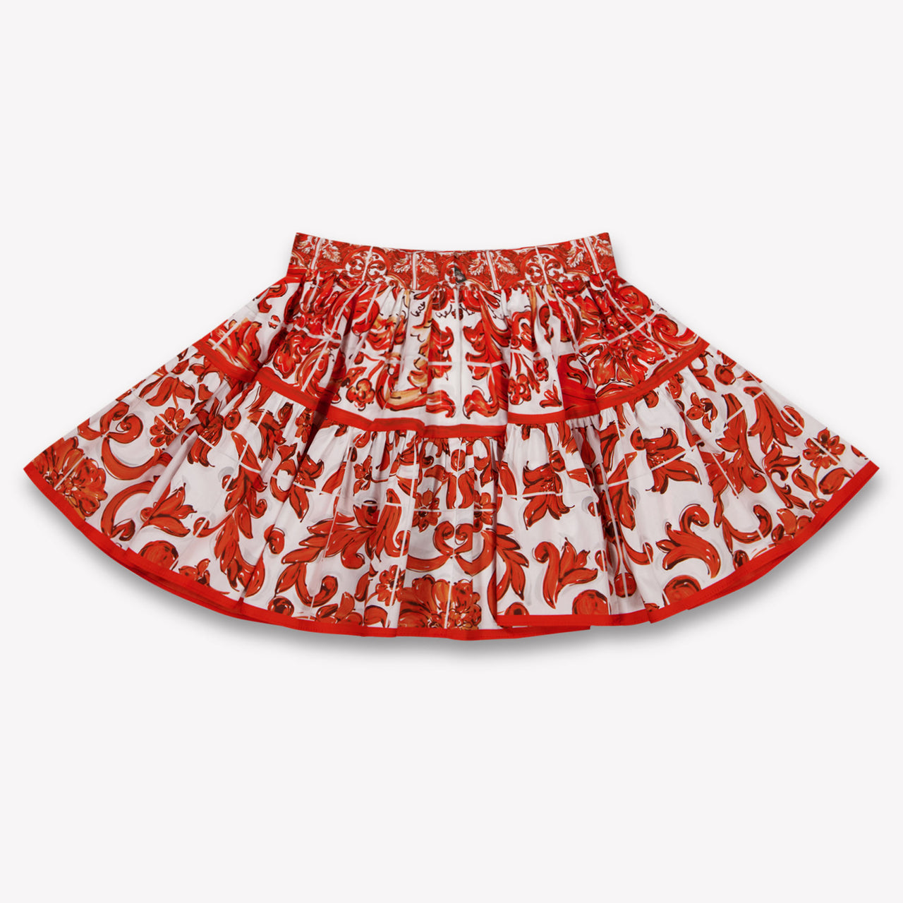 Dolce & Gabbana Baby Girls Skirt In Orange