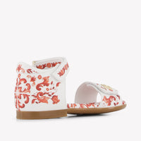Dolce & Gabbana Girls Sandals In Orange