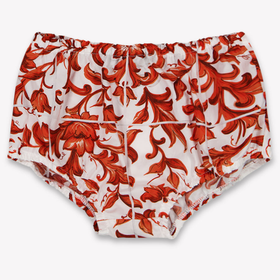 Dolce & Gabbana Baby Meisjes Jurk In Oranje
