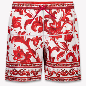 Dolce & Gabbana Kids Boys Swimwear In Red