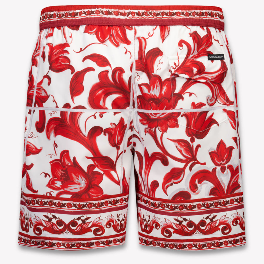 Dolce & Gabbana Kids Boys Swimwear In Red