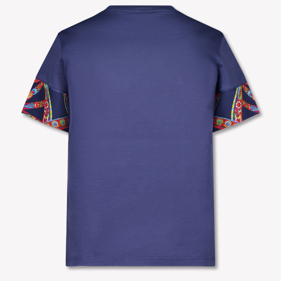 Dolce & Gabbana Kinder Jongens T-Shirt In Navy