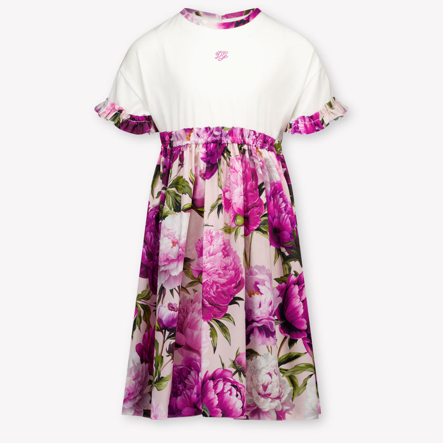 Dolce & Gabbana Kids Girls Dress In Pink