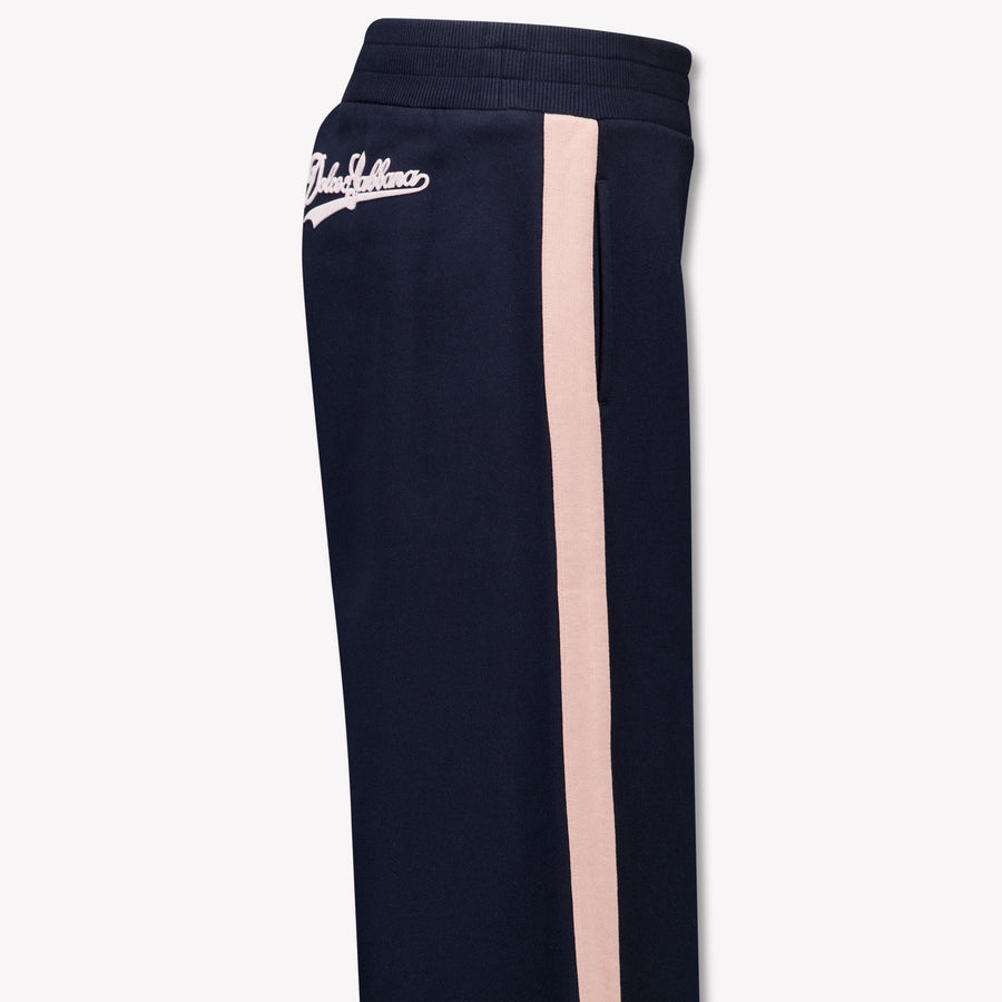 Dolce & Gabbana Kinder Meisjes Broek In Navy