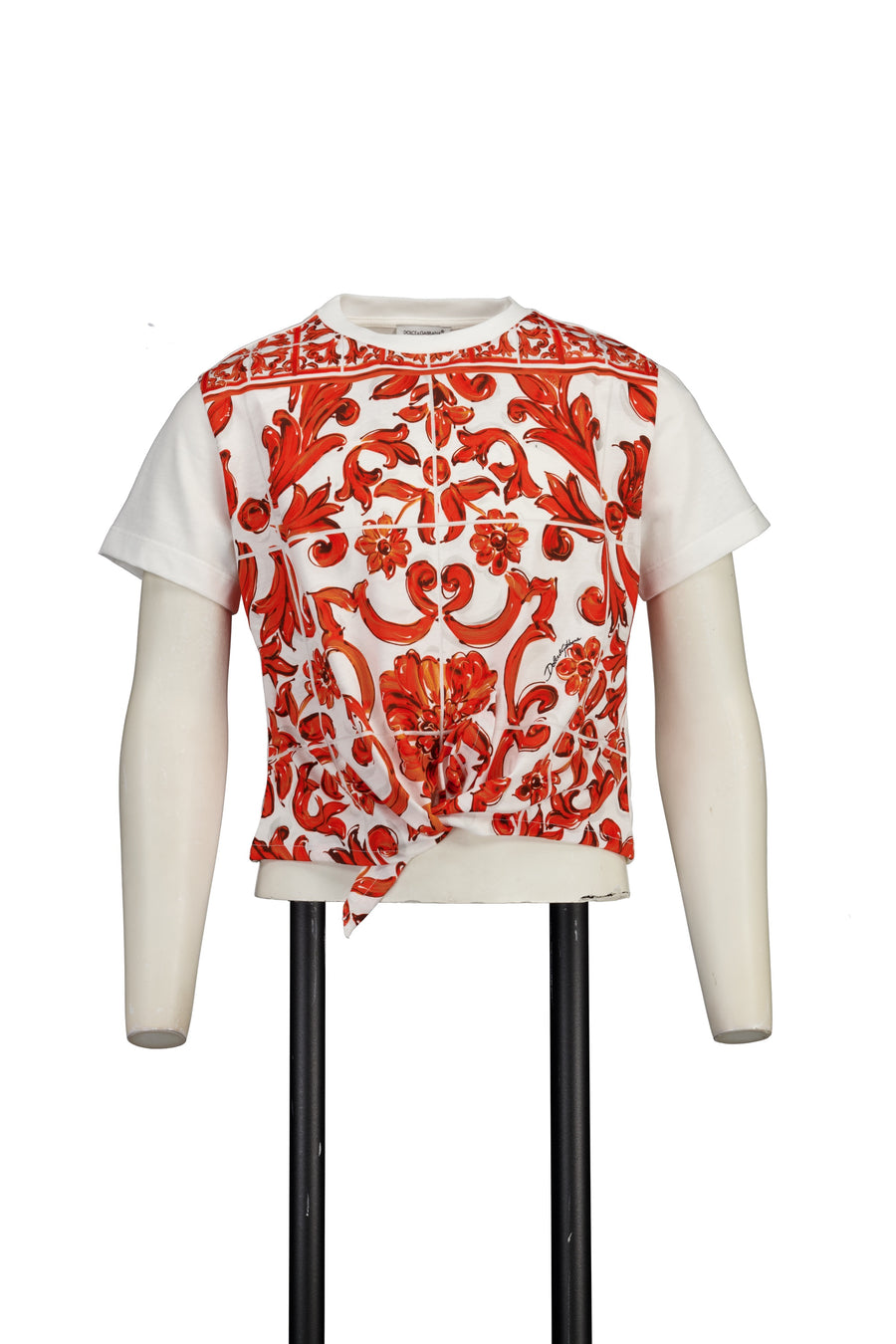 Dolce & Gabbana Kids Girls T-Shirt In Orange