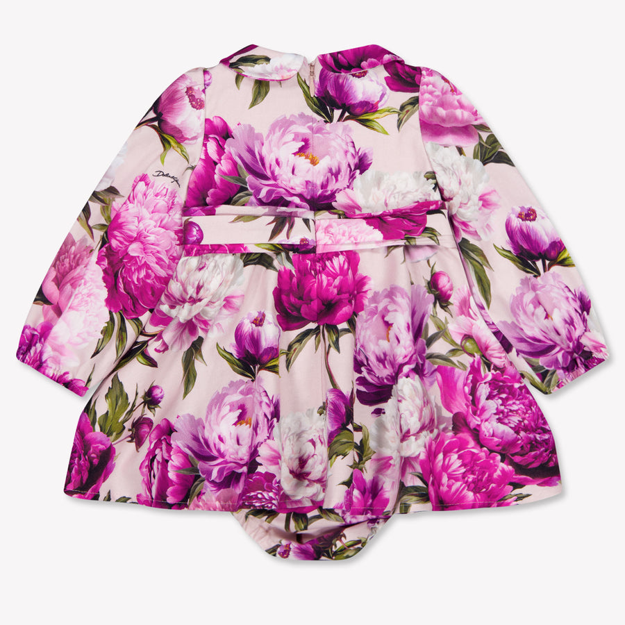 Dolce & Gabbana Baby Meisjes Jurk In Roze