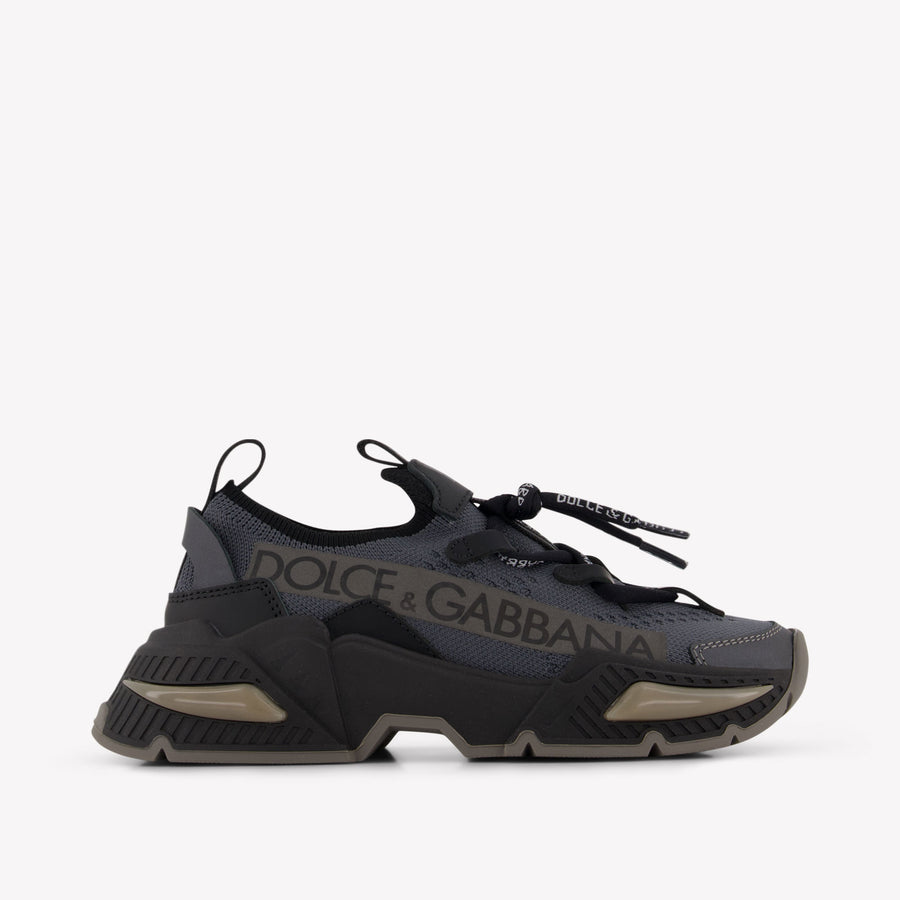 Dolce & Gabbana Kinder Unisex Sneakers In Antraciet