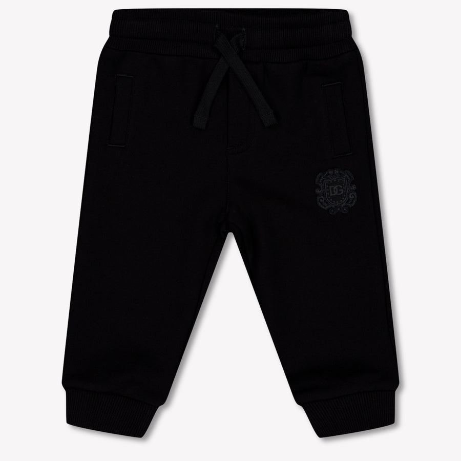 Dolce & Gabbana Baby Boys Pants In Black