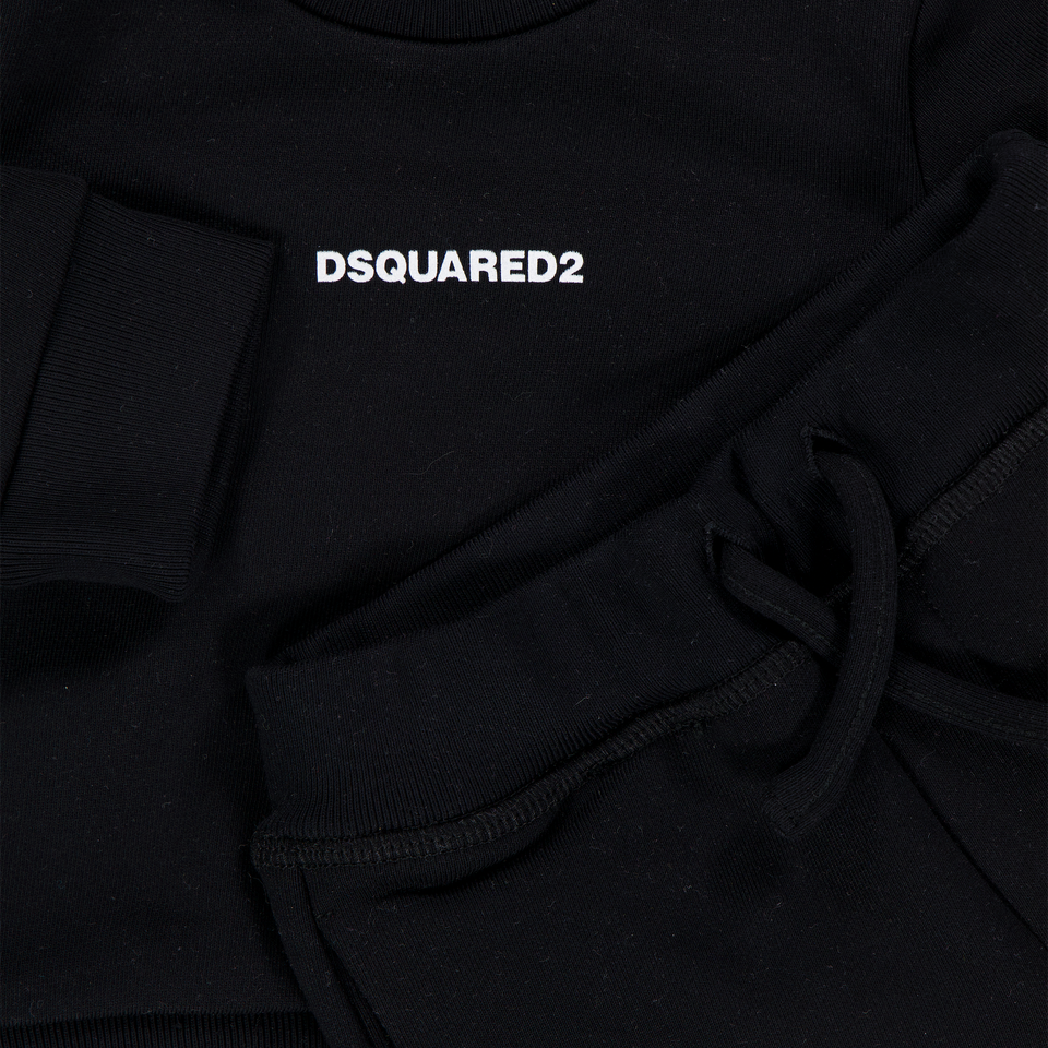 Dsquared2 Baby Jongens Joggingpak In Zwart